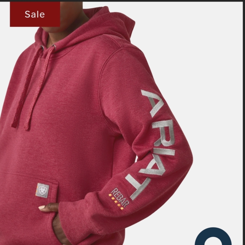 Ariat NWT Rebar Hoodie Size Large.